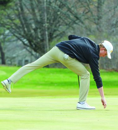 Glen Lake junior Michael Houtteman won the TCC Invitational golf tournament at Crystal Mountain on Friday and Saturday. Courtesy photo