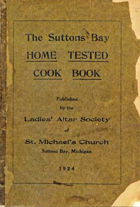 This 1924 book offers tried and true recipes with sale proceeds benefiting the St. Michael funeral luncheon service.