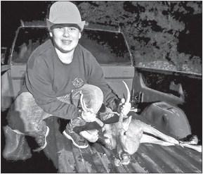 Bradley Bardenhagen downed a high-racked buck during the youth deer hunting season. Courtesy photo