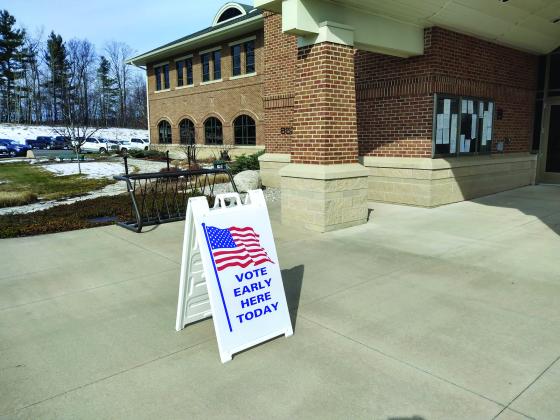 More than 100 voters have participated in early voting this week at the county government center. Enterprise photo by Zachary Marano