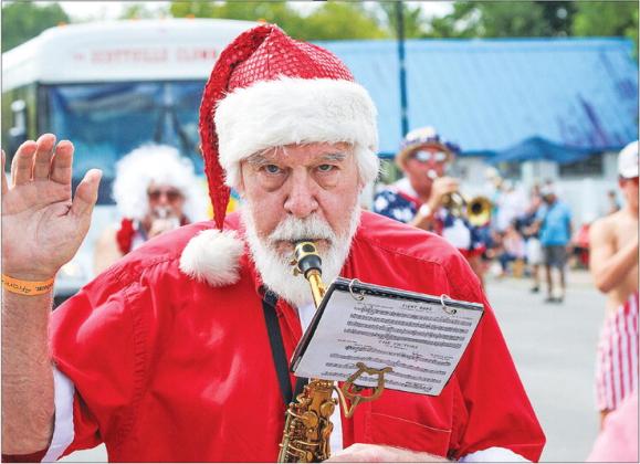 Enterprise photos by Brian Freiberger The Scottville Clown Band will again be at the Cedar Polka Fest to entertain.