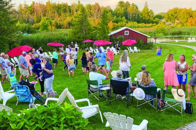The Boathouse Vineyard in Lake Leelanau has more than 30 musical events on the lawn planned this summer. Courtesy photo