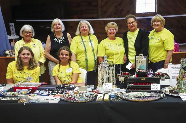 The “jewelry committee” of the Glen Lake Woman’s Club is seeking donations of jewelry for its Art Fair in July. Photo courtesy of Grace Johnson